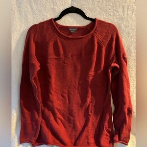 Red Eddie Bauer sweater